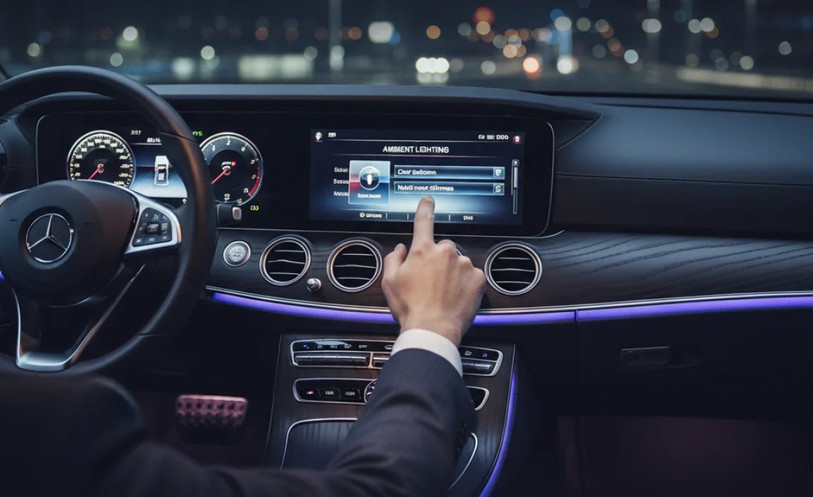 How to Control Your E-Class Ambient Lighting