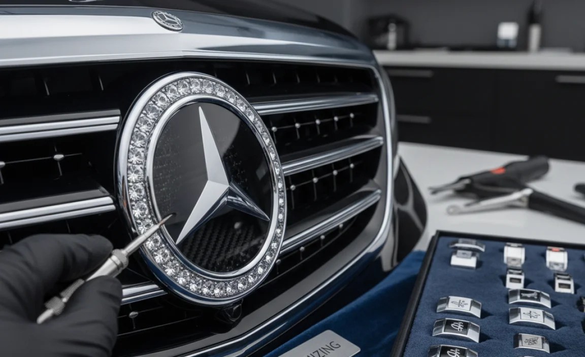 Upgrading and Customizing Your S Class Grille Badge
