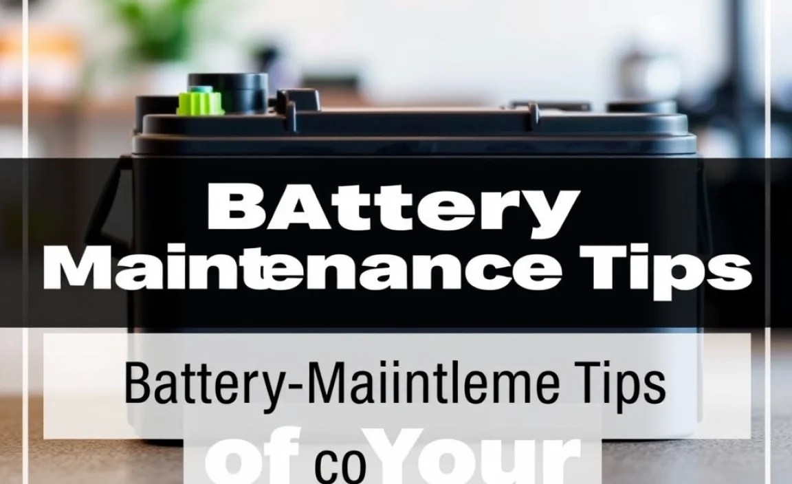 Battery Maintenance Tips for Your E-Class