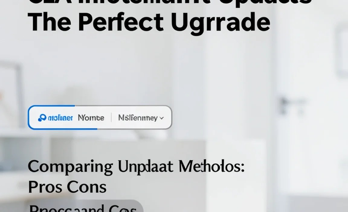 Comparing Update Methods: Pros and Cons
