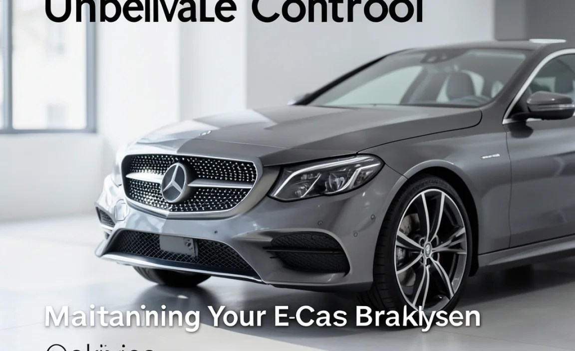 Maintaining Your E-Class Braking System