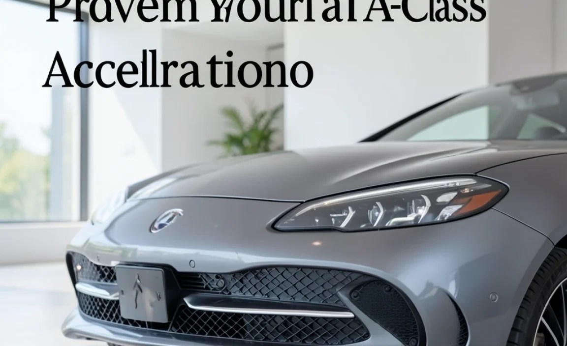 Tips for Maximizing Your A-Class Acceleration