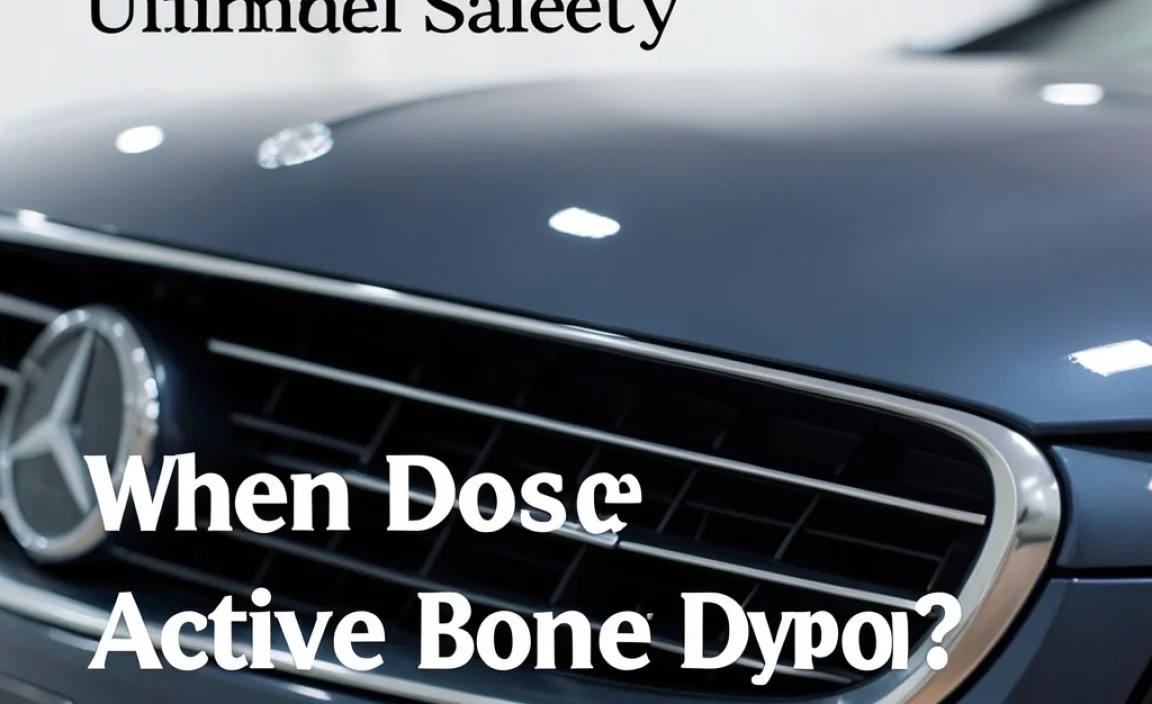 When Does the Active Bonnet Deploy?