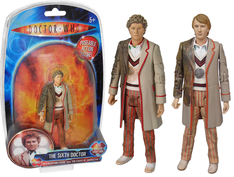 Doctor Who The Sixth Doctor Regeneration Action Figure Caves of
