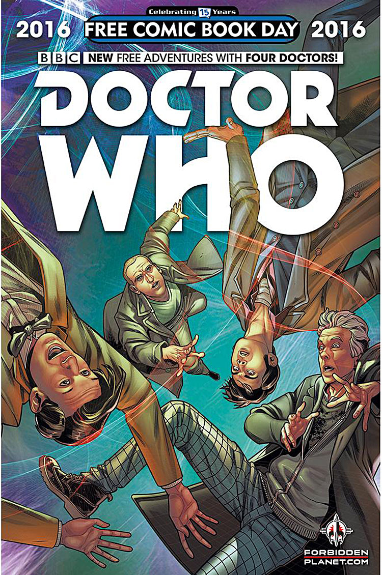 2016 Free Comic Day Four Doctors Forbidden Variant Merchandise