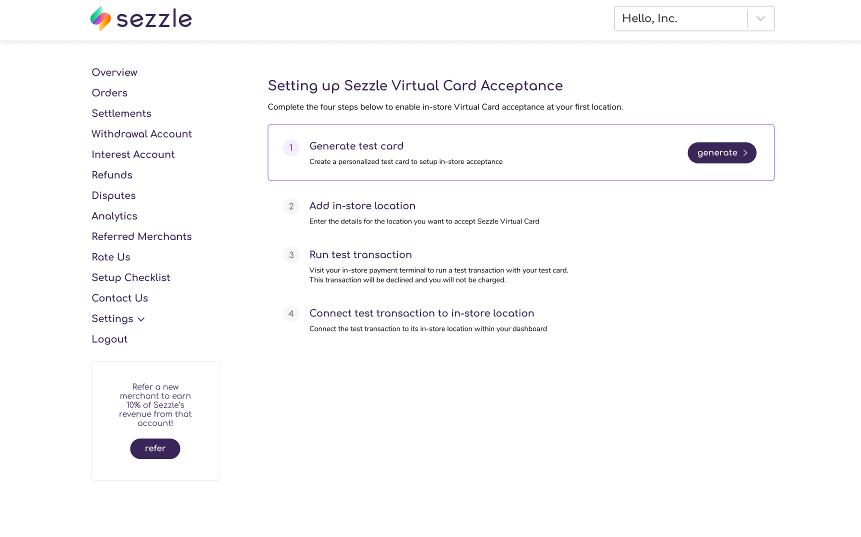 How do I set up Sezzle for instore purchases? Sezzle Merchant Support