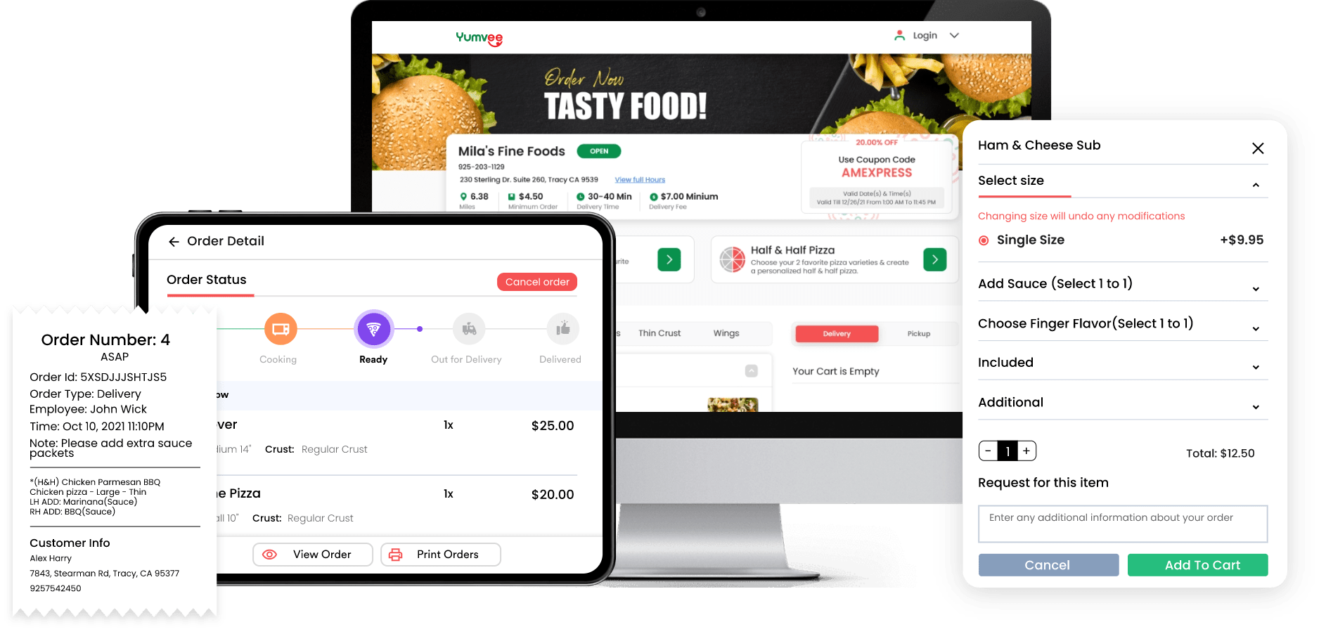 Online Food Ordering System for Restaurants Mechantech