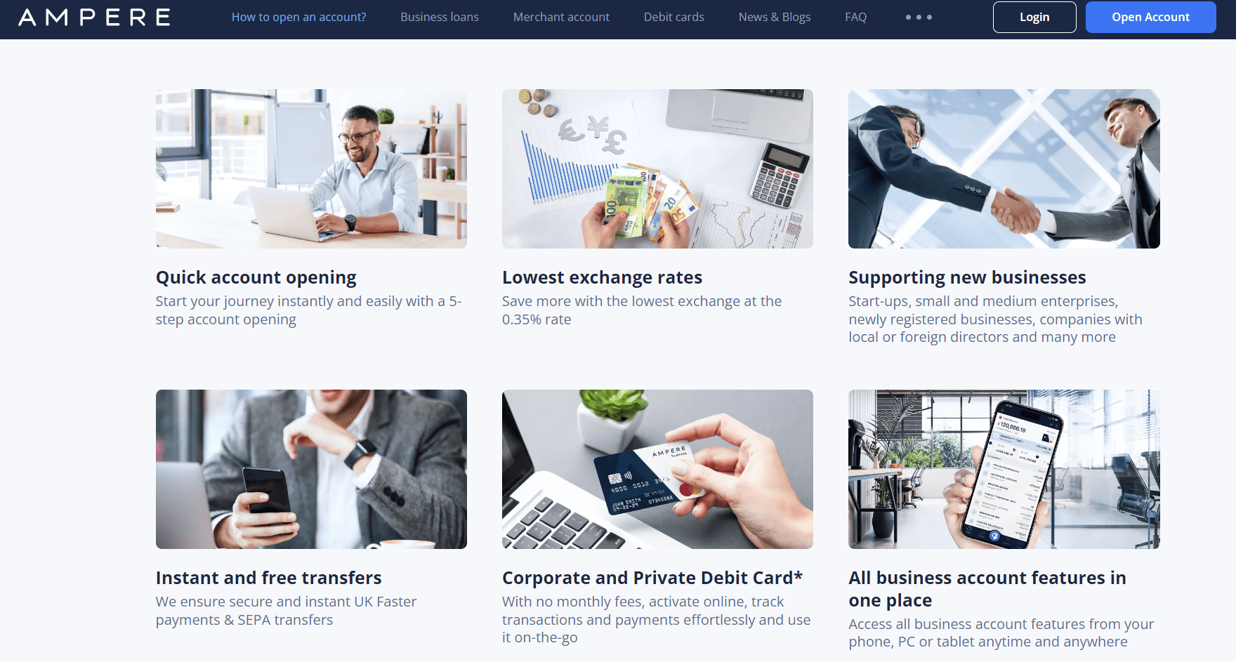 Virgin Money VS Ampere Business Banking Review & Fee Comparison