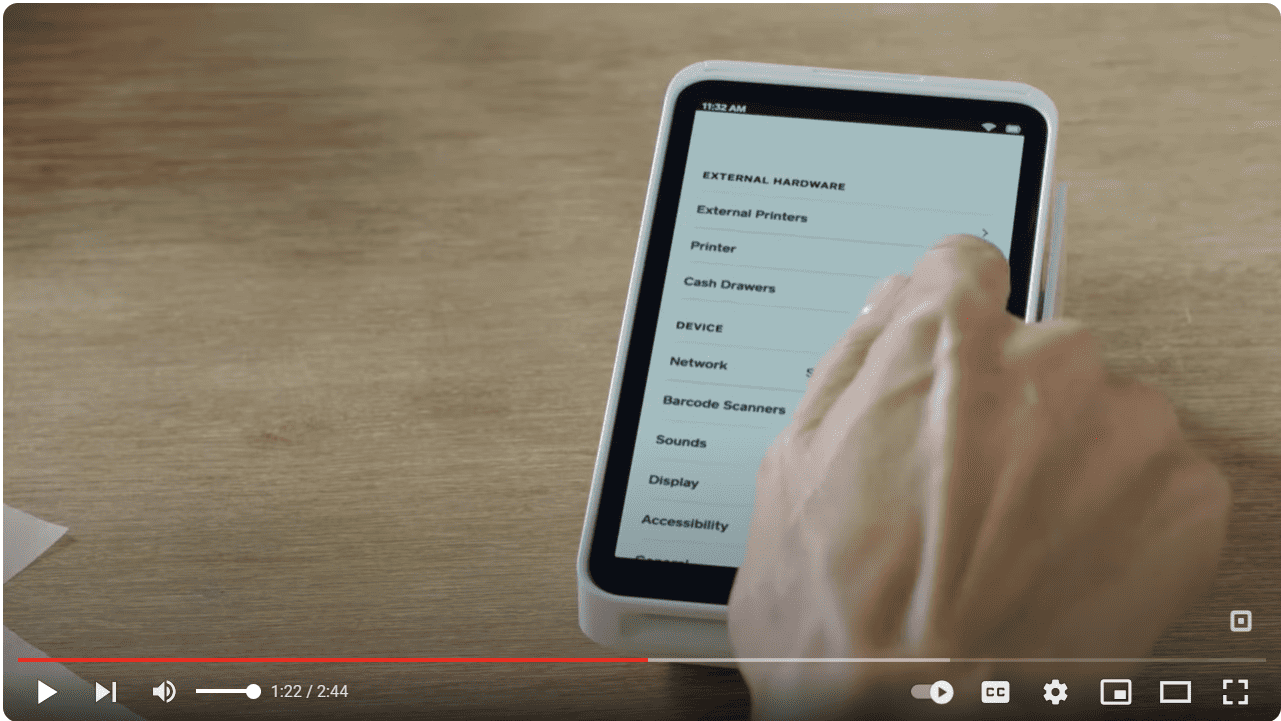 How To SetUp The Square Terminal Merchant Machine