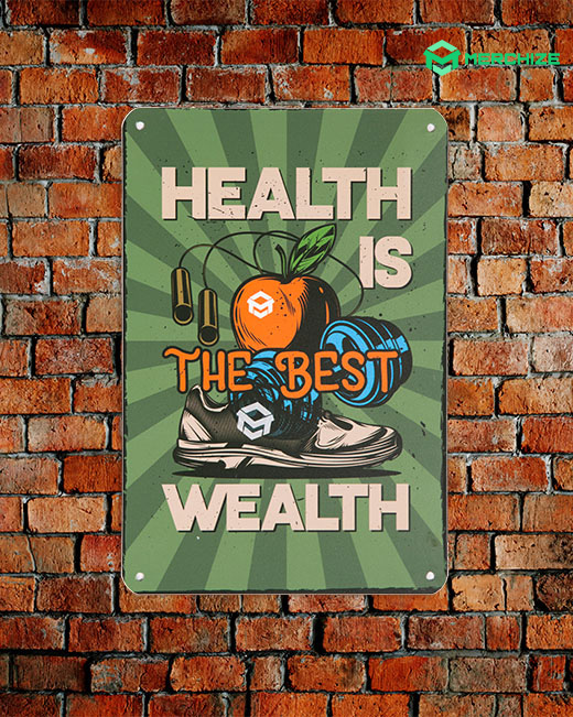 Print On Demand Decorative Metal Sign Merchize