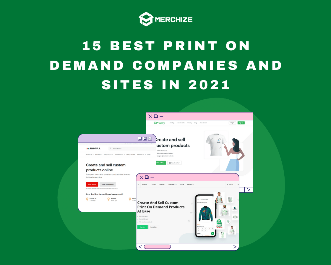 Best Print On Demand Companies in 2021 Merchize
