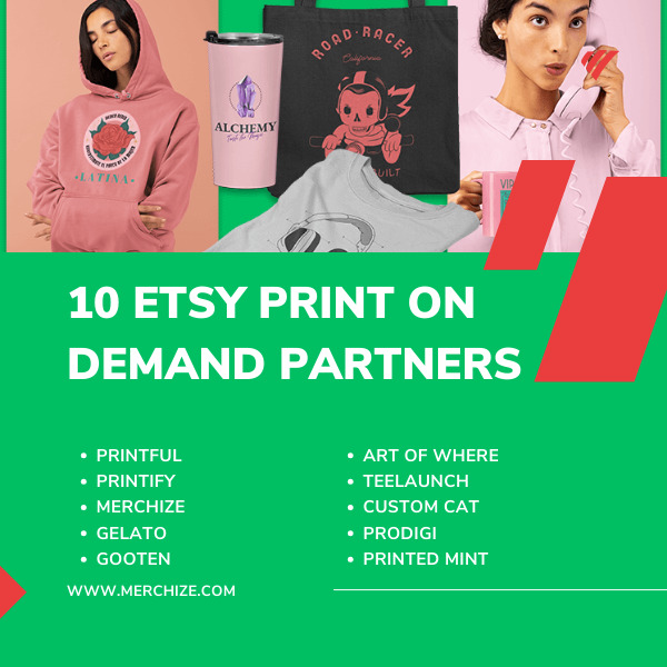 10 Etsy Print on Demand Partners to Kickstart Business 2024