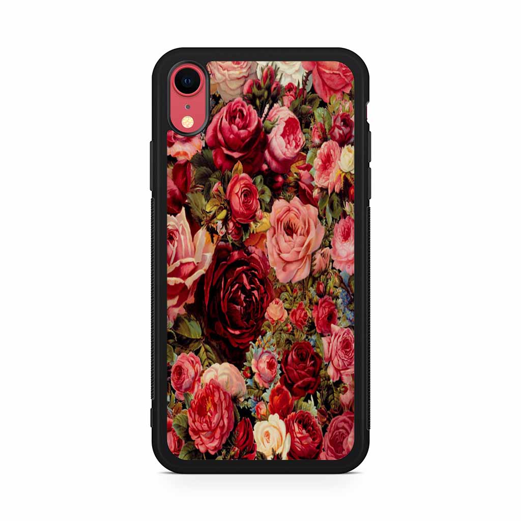 Rose Flower Floral iPhone XR Case MerchPrintz