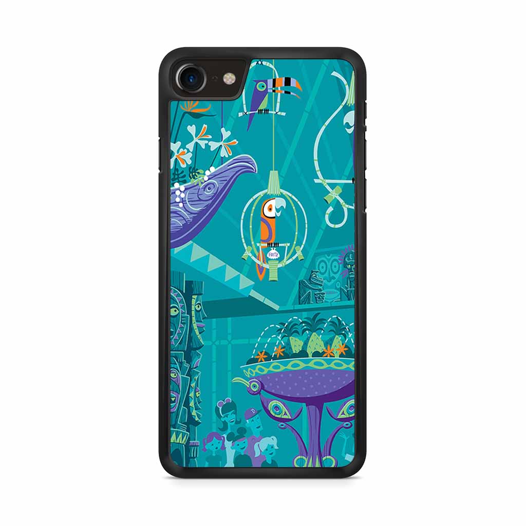 Disneyland Tiki Room iPhone SE 2020 iPhone SE 2022 Case MerchPrintz