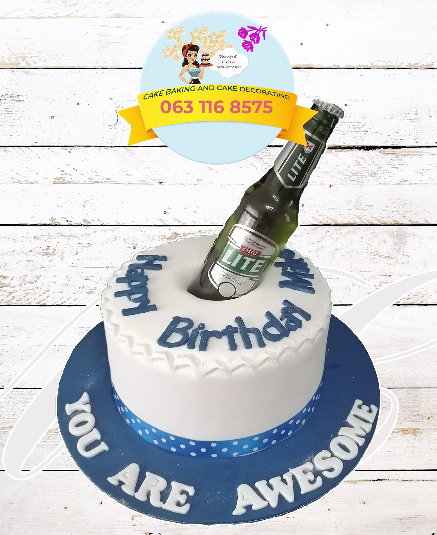 Castle lite Simple Cake Merciful Cakes