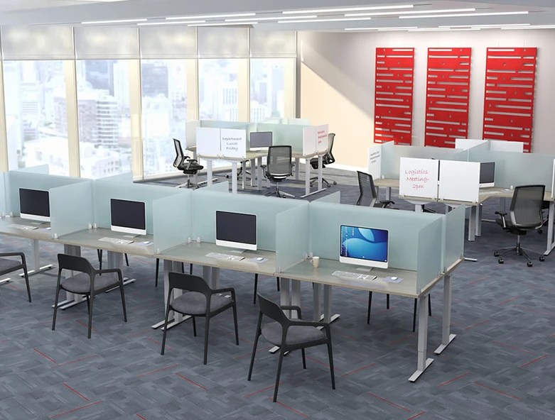 Desk Dividers Austin Privacy Solutions Enclave Desk Divider