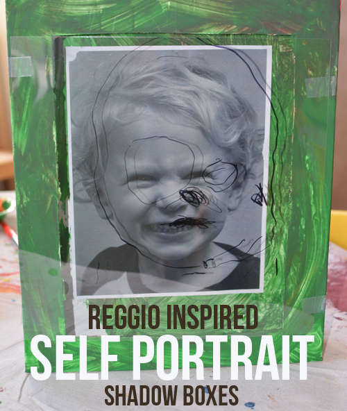 Art Adventures Reggio Inspired Self Portrait Shadow Boxes Meri Cherry