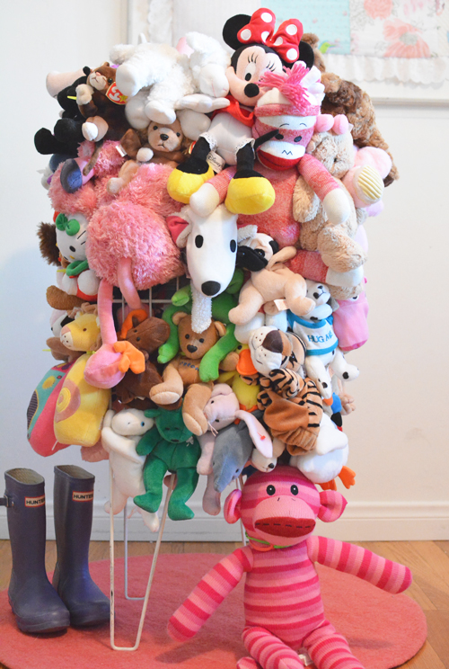 Recycled Stuffed Animal Catch All Bin and Happy New Year! Meri Cherry