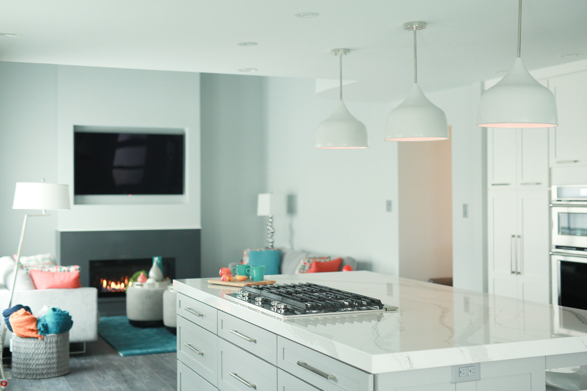 Fresh Contemporary Family Room Remodel in Warrington, PA Meridian