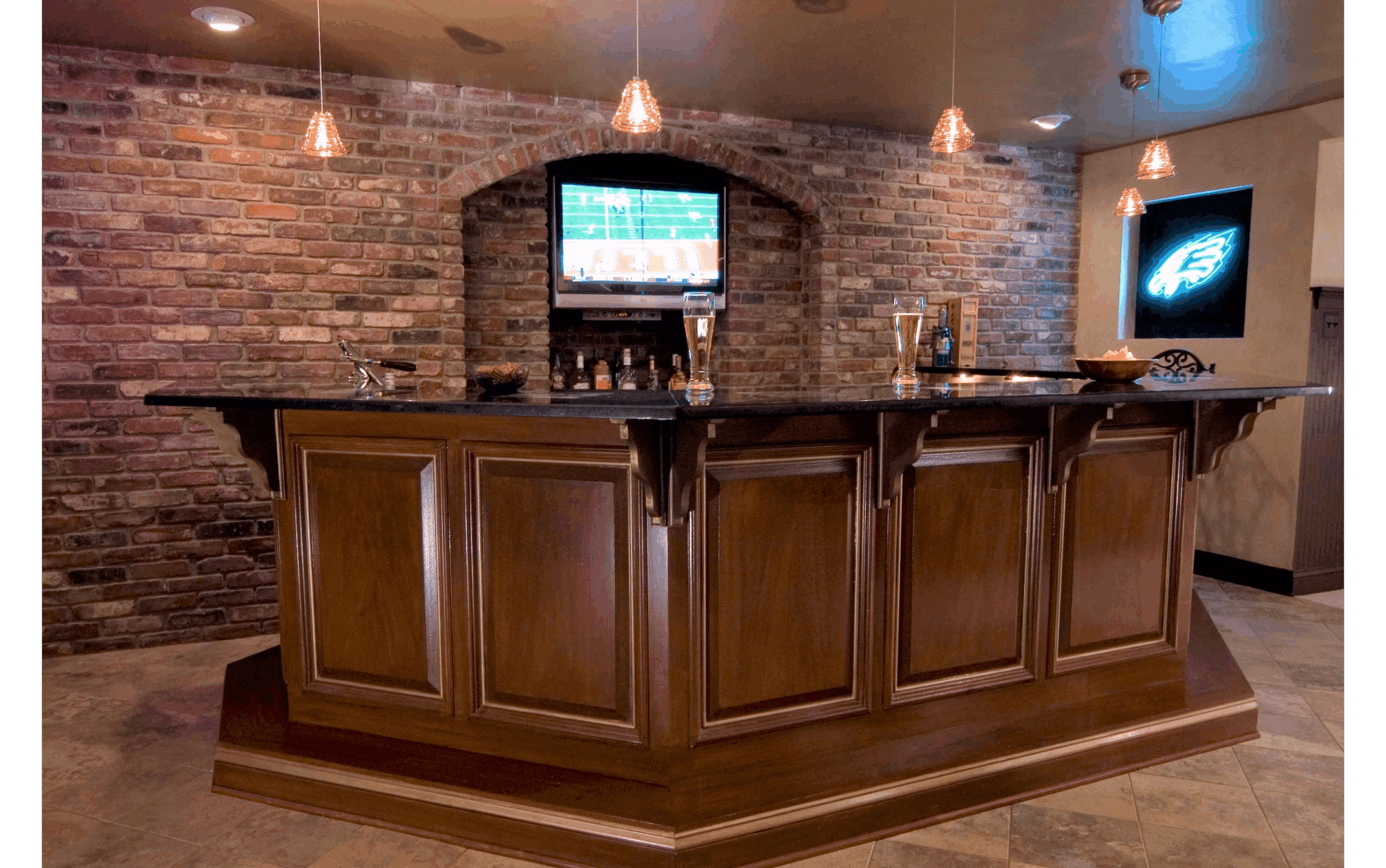 Sport Bar Basement in Blue Bell, PA Remodeling Portfolio