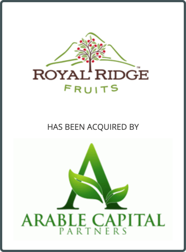 Meridian Capital advises Royal Ridge Fruits & Cold Storage in new