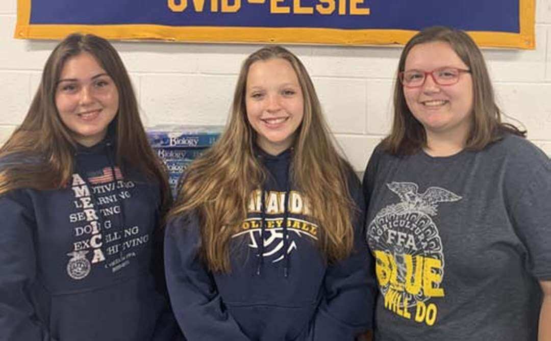 OvidElsie FFA Wins Runner Up for MI Dairy Judging Evaluation Contest