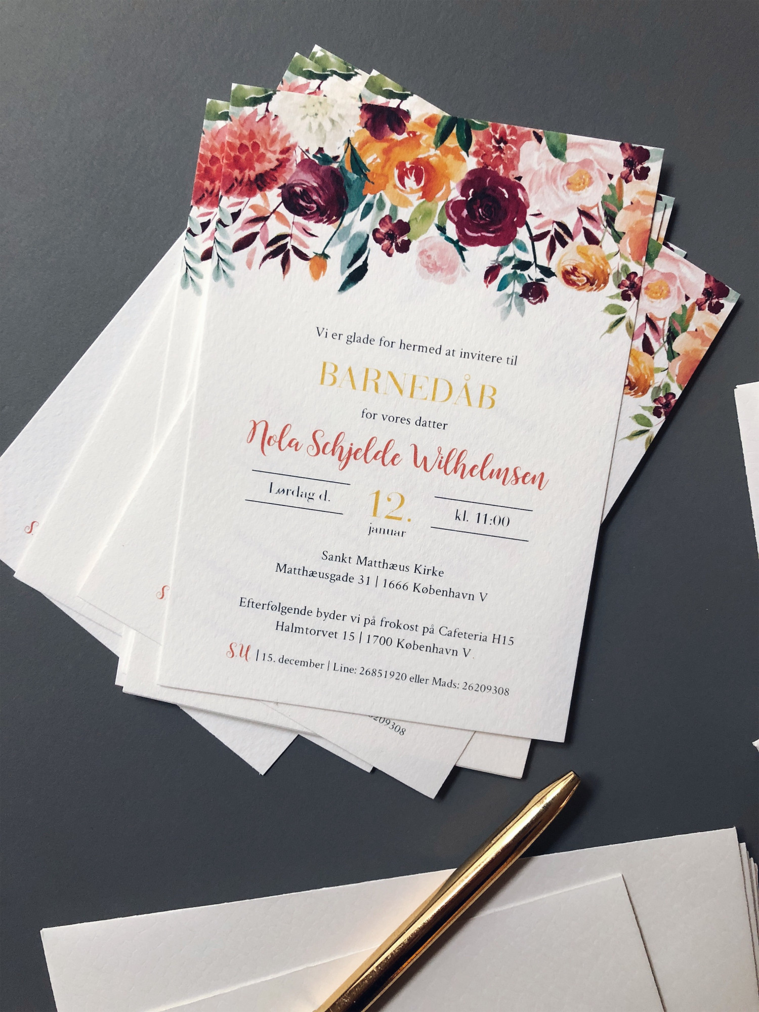 GUIDE TIL DIY DÅBSINVITATIONER Meri Meri