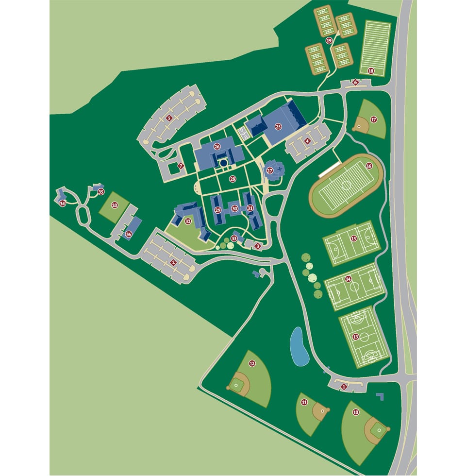 Episcopal High School Campus Map Episcopal Academy MERJE DESIGN