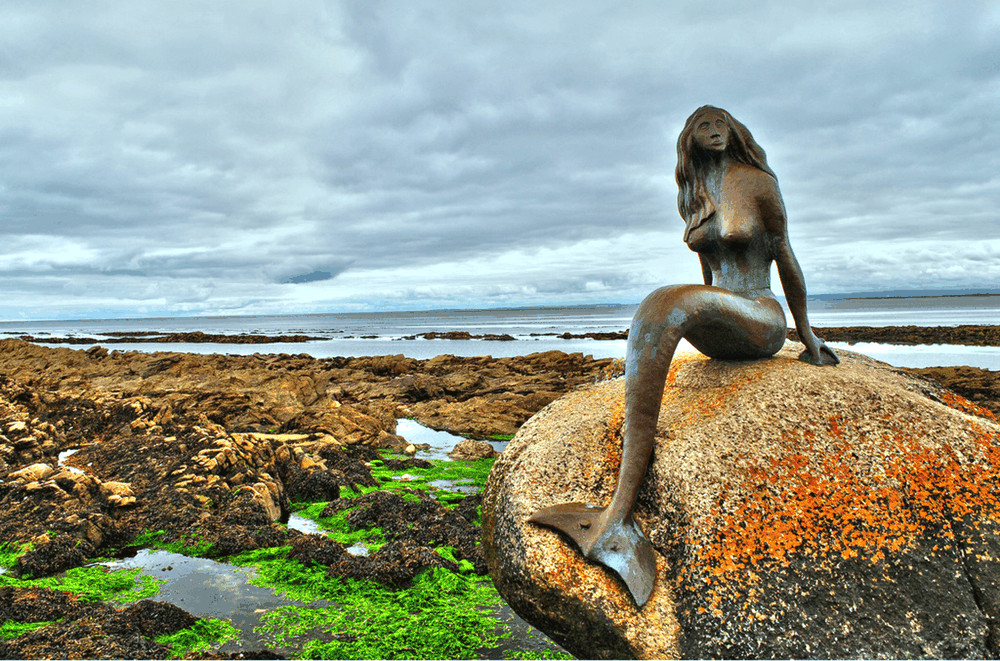 "Mermaid of The North", a mermaid statue in Balintore