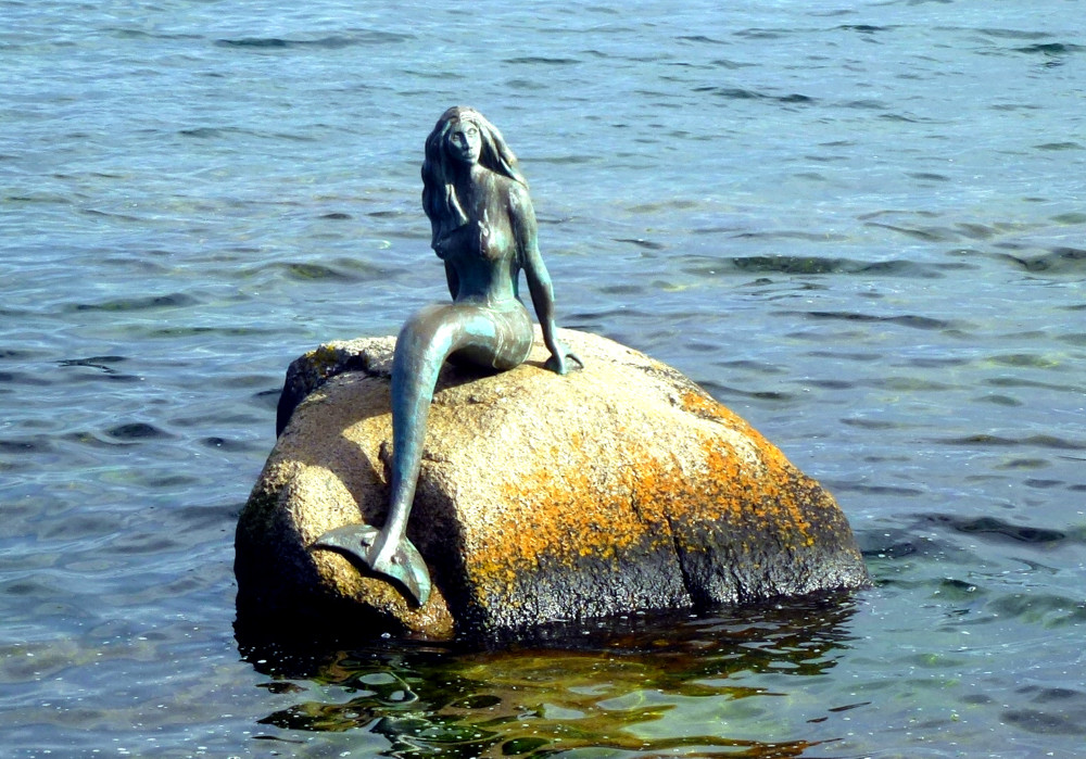 "Mermaid of The North", a mermaid statue in Balintore, Scotland