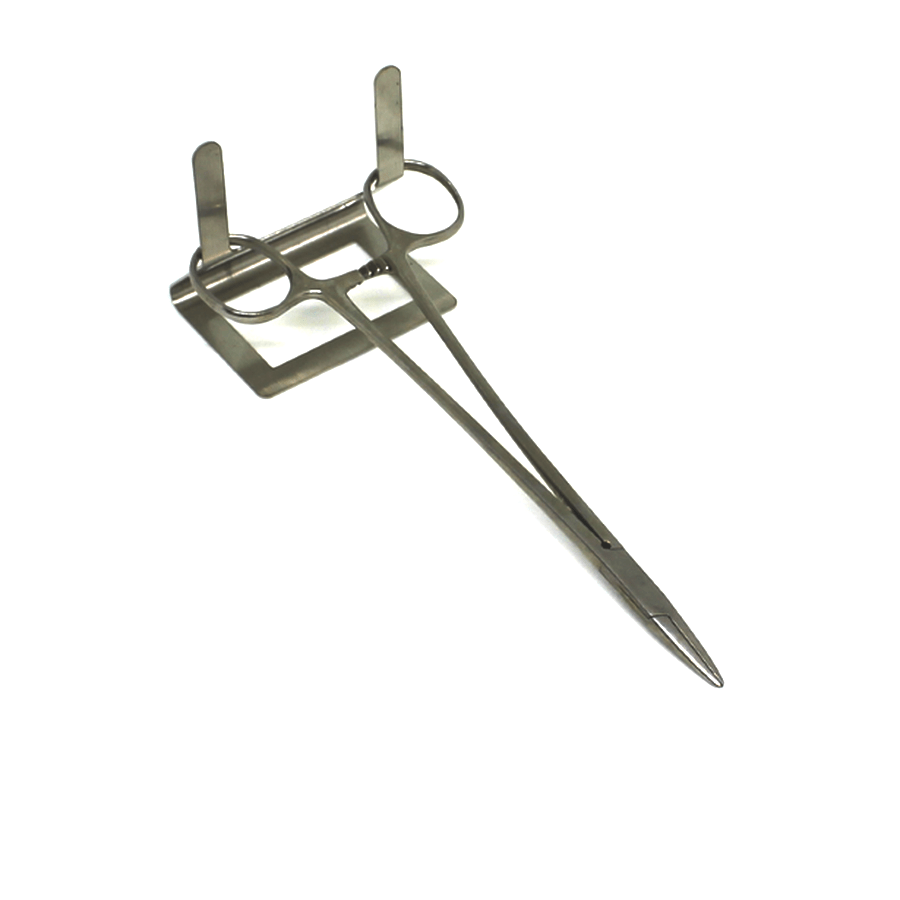 Instrument Holder with cut out sections, Stainless Steel, Small 38 x