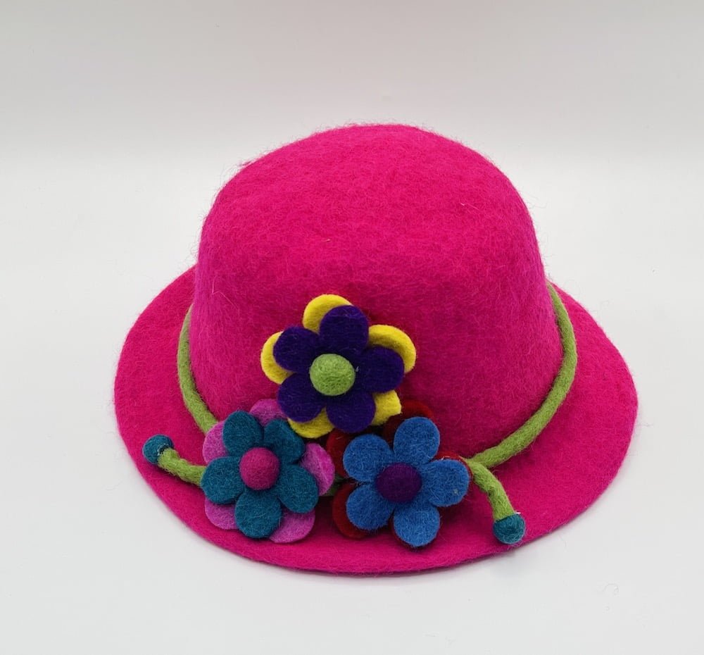 Felt Flower Hat MEROCOAT