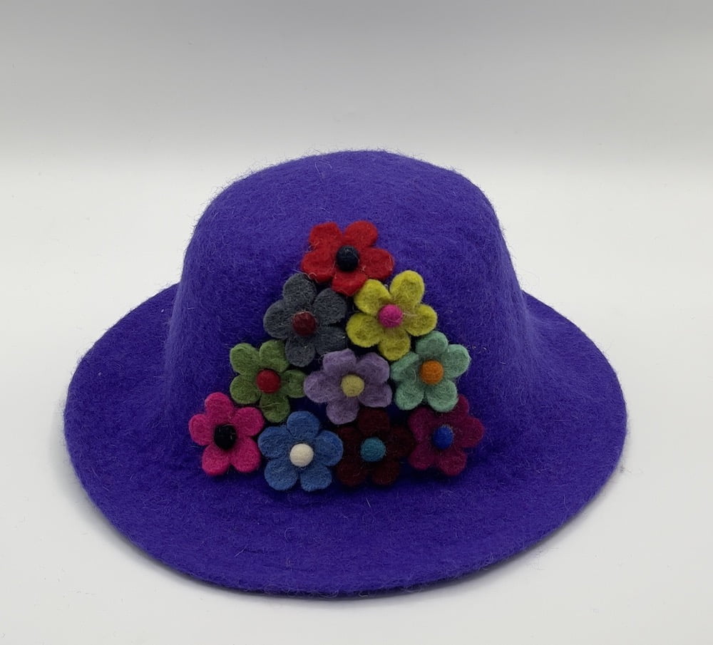 Felt Flower Hat MEROCOAT
