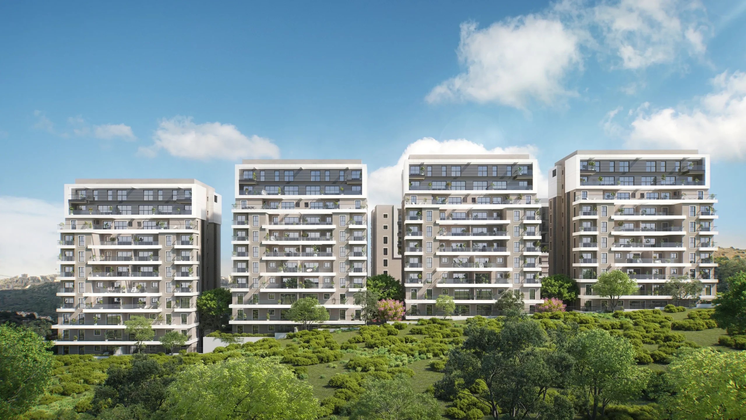 Rotshtein Heights is a new development of 1,200 apartments in Ramat Beit Shemesh Meromei Shemesh