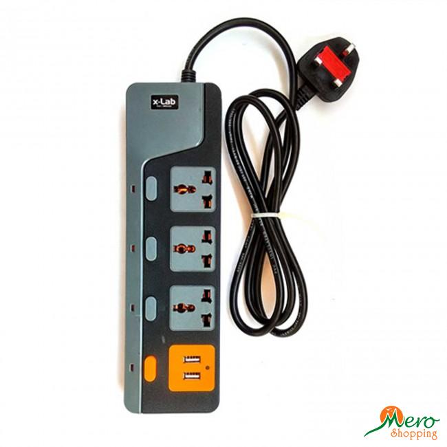 Buy xLab 3 Socket + 2 USB Universal Power Extension Cord XEC342USB in