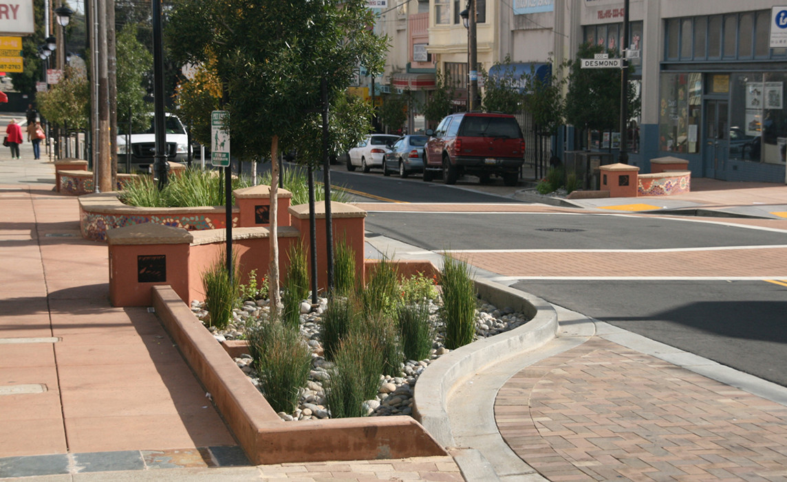 Leland Avenue Green Streetscape