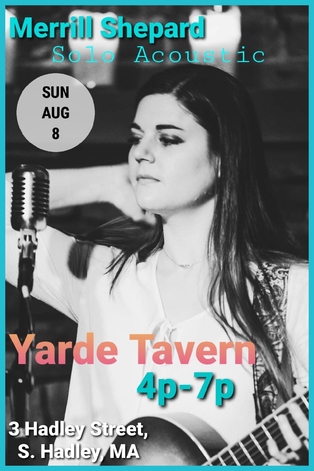 Sunday Funday at Yarde! Merrill Shepard Solo Acoustic