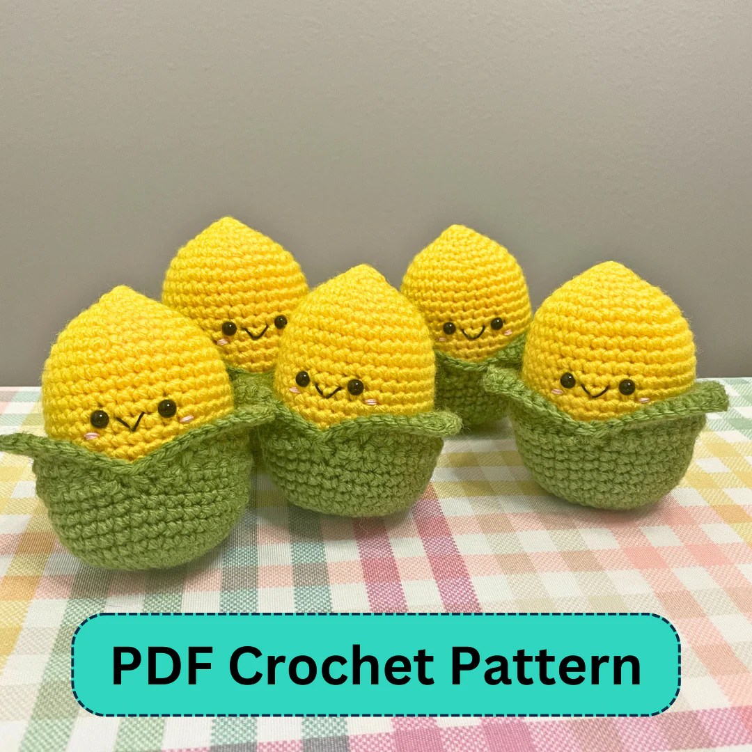 Corn Crochet Pattern (PDF) – MerryMakes