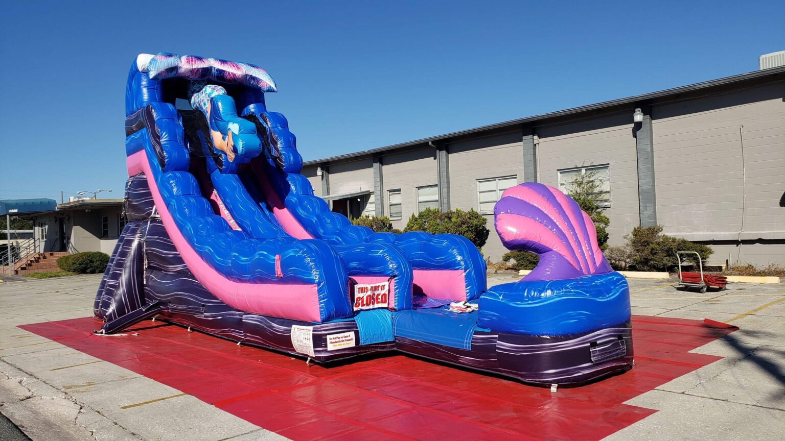 Mermaid Slide Inflatables Waterslide Party Rental Bounce House