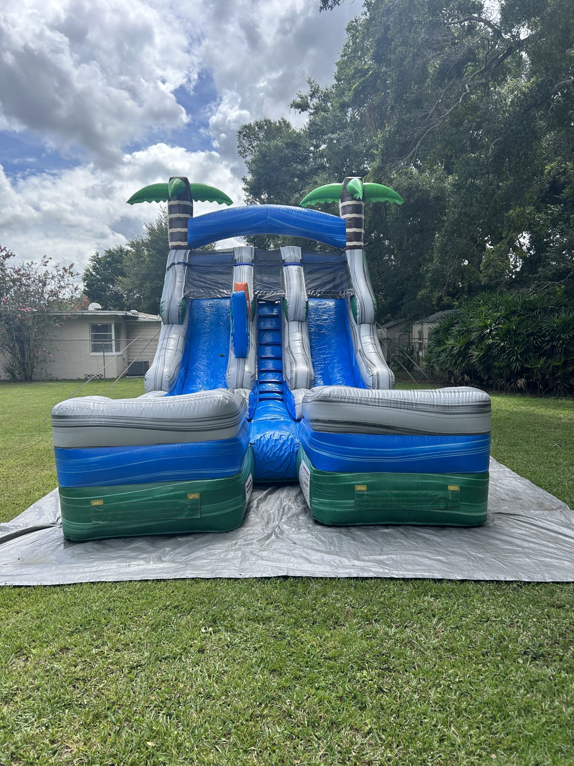 Surfs Up Slide Mount Dora Inflatable Bounce House Rental