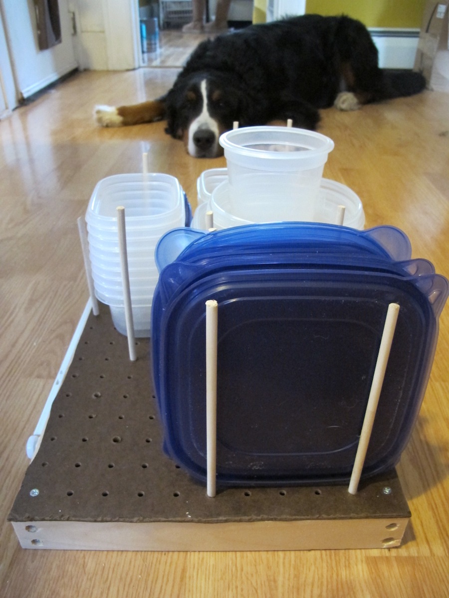 How Handy A DIY Sliding Kitchen Pegboard Drawer merrypad