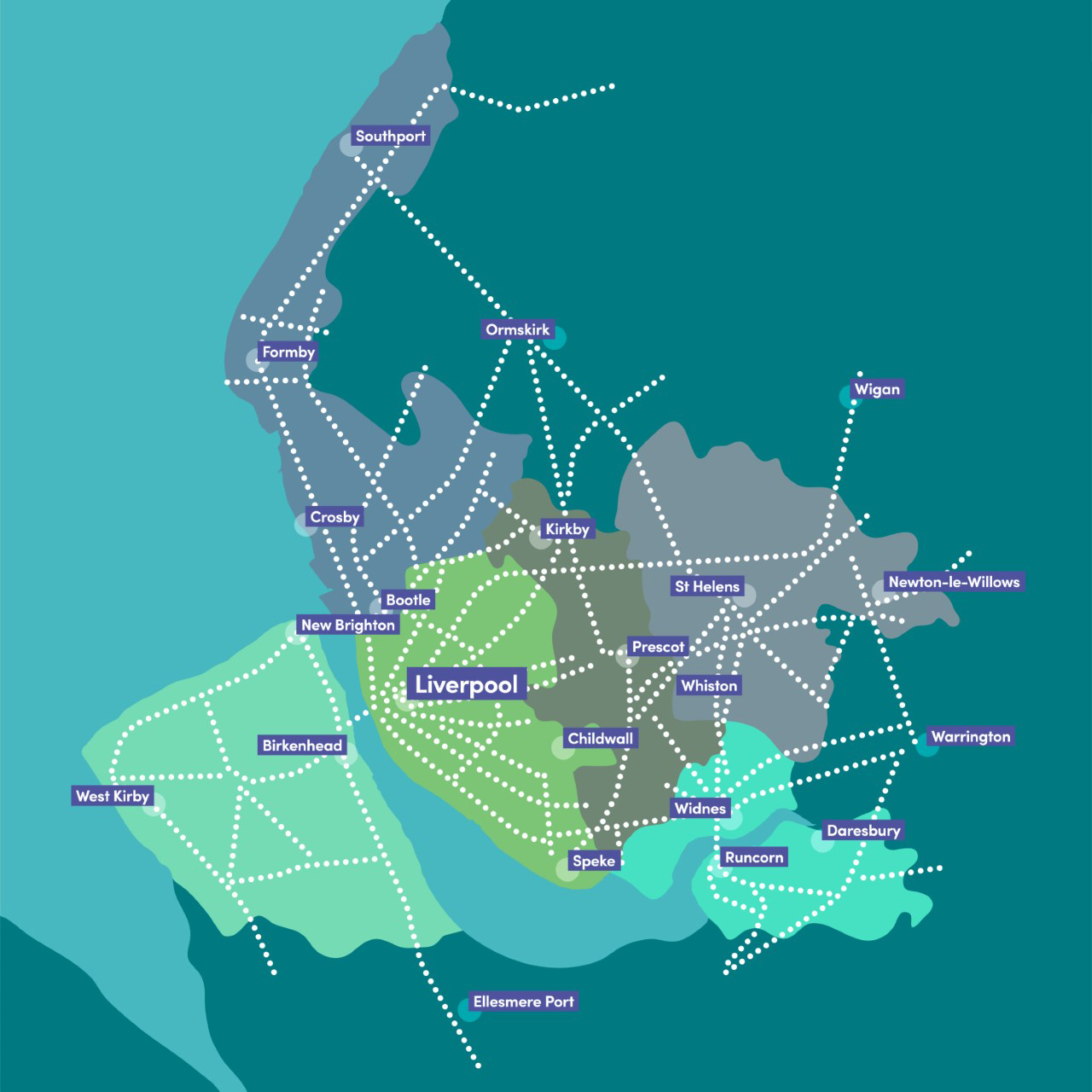 Active Travel Network Liverpool City Region Merseytravel