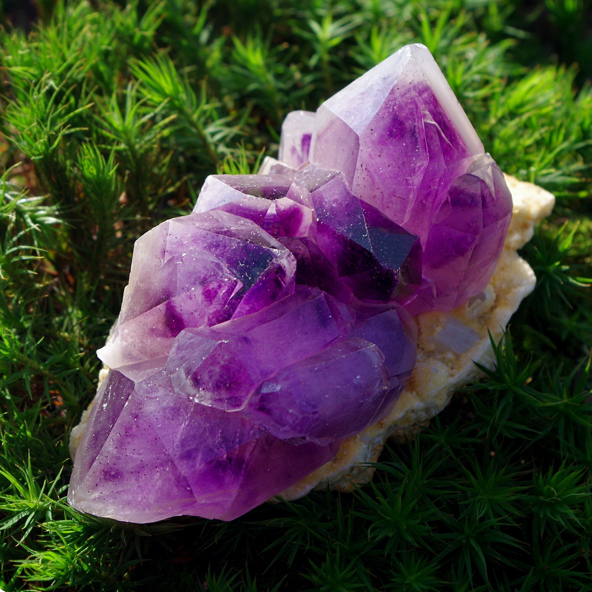Rare Amethyst on Matrix, Bali, Taraba State, Nigeria