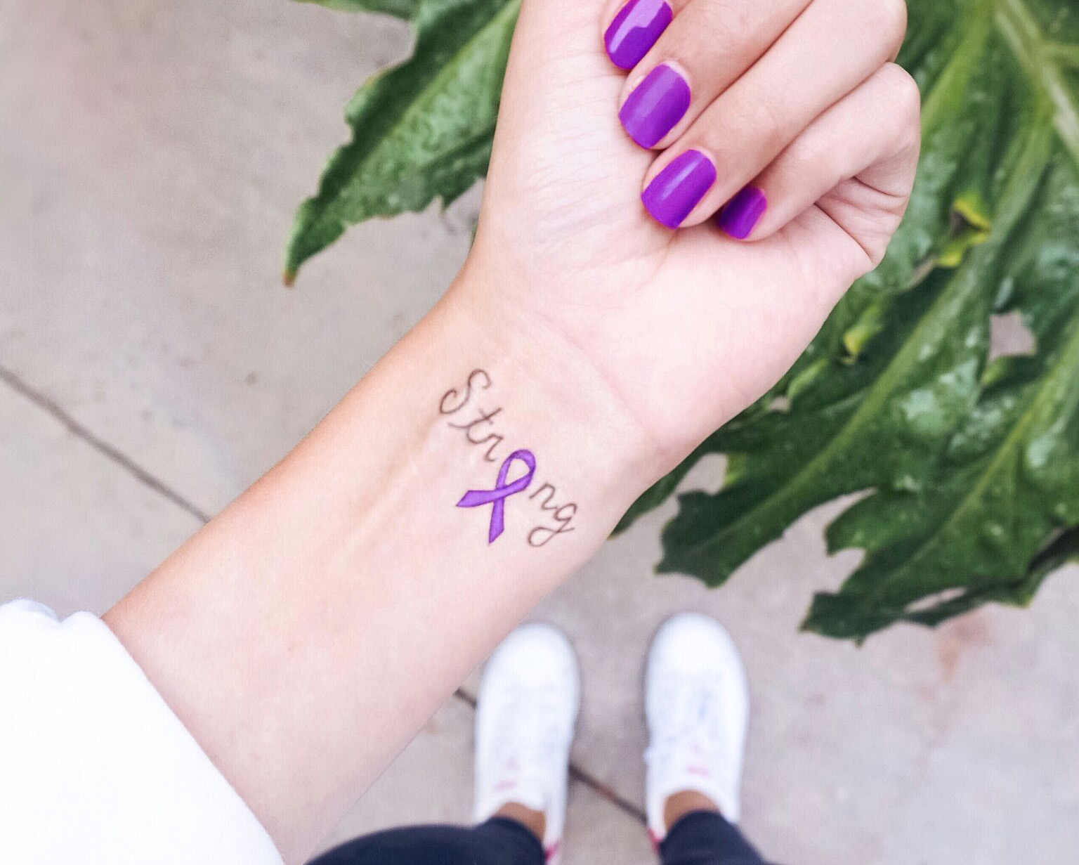 Tatouage Symbole Lutte Contre Le Cancer La maladie de Crohn et moi. - Meryl Denis - Travel, fashion, lifestyle  blogger Paris