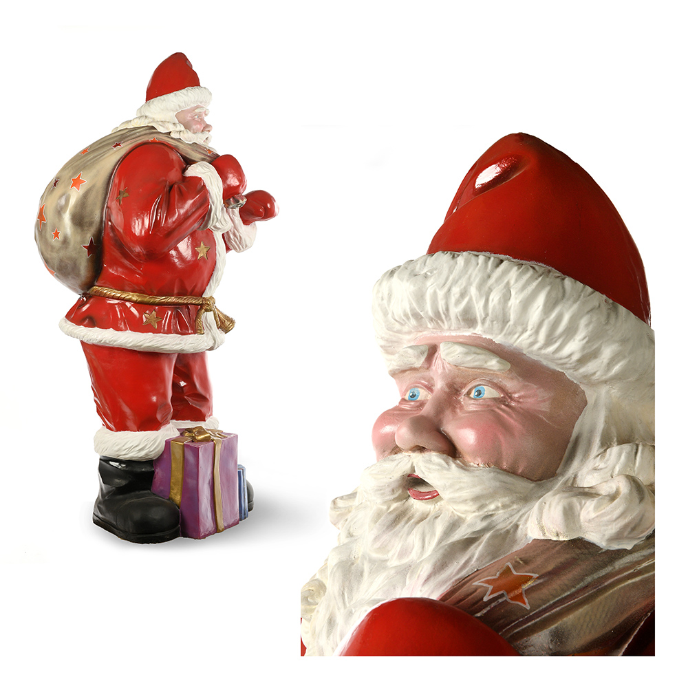 Père noël en résine Mes Découvertes Julien Cohen