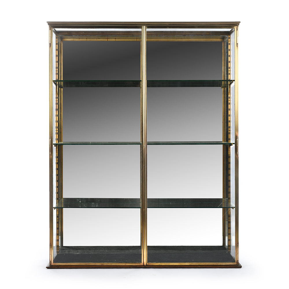 Vitrine en laiton à miroir | Mes Découvertes - Julien Cohen
