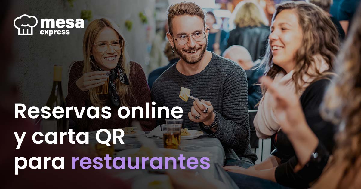 Reservas y Carta QR para restaurantes Mesa Express