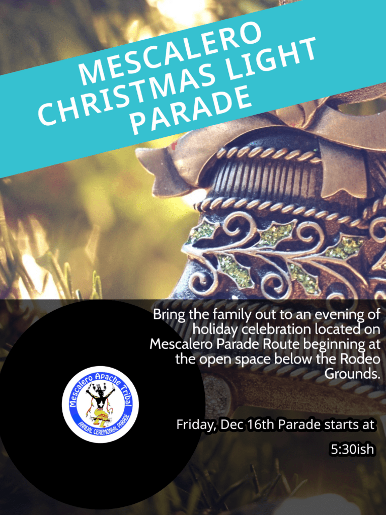 Mescalero Christmas Light Parade Dec. 16th Official site of the