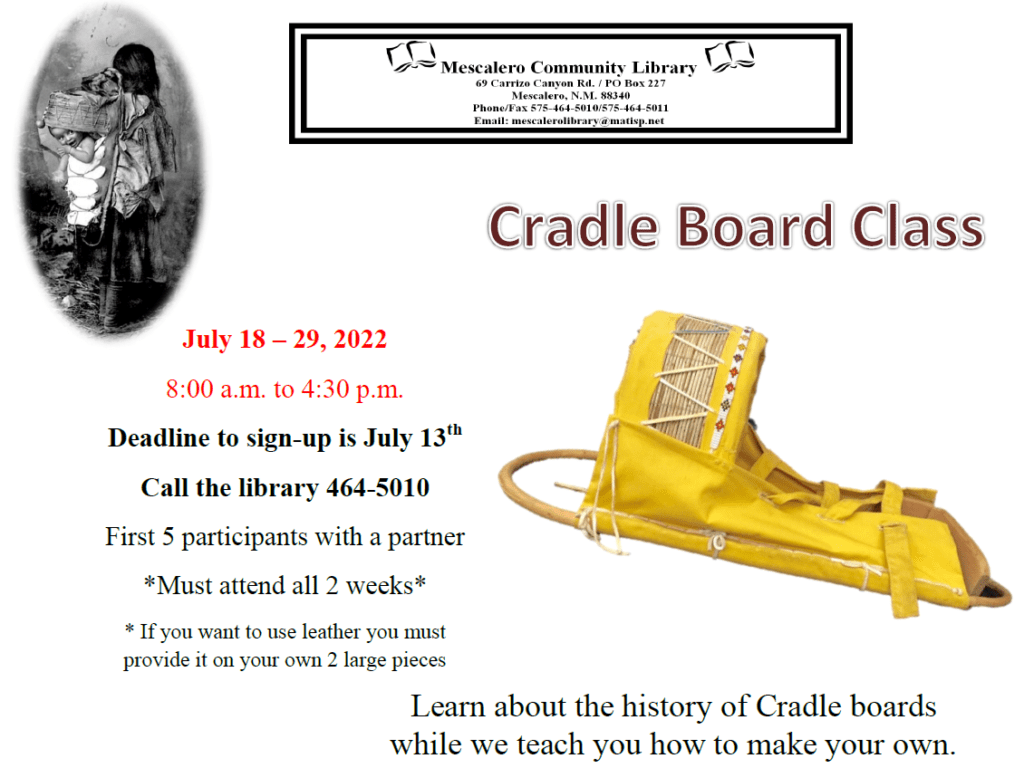 Mescalero Community Library hosts a class about history and howto's