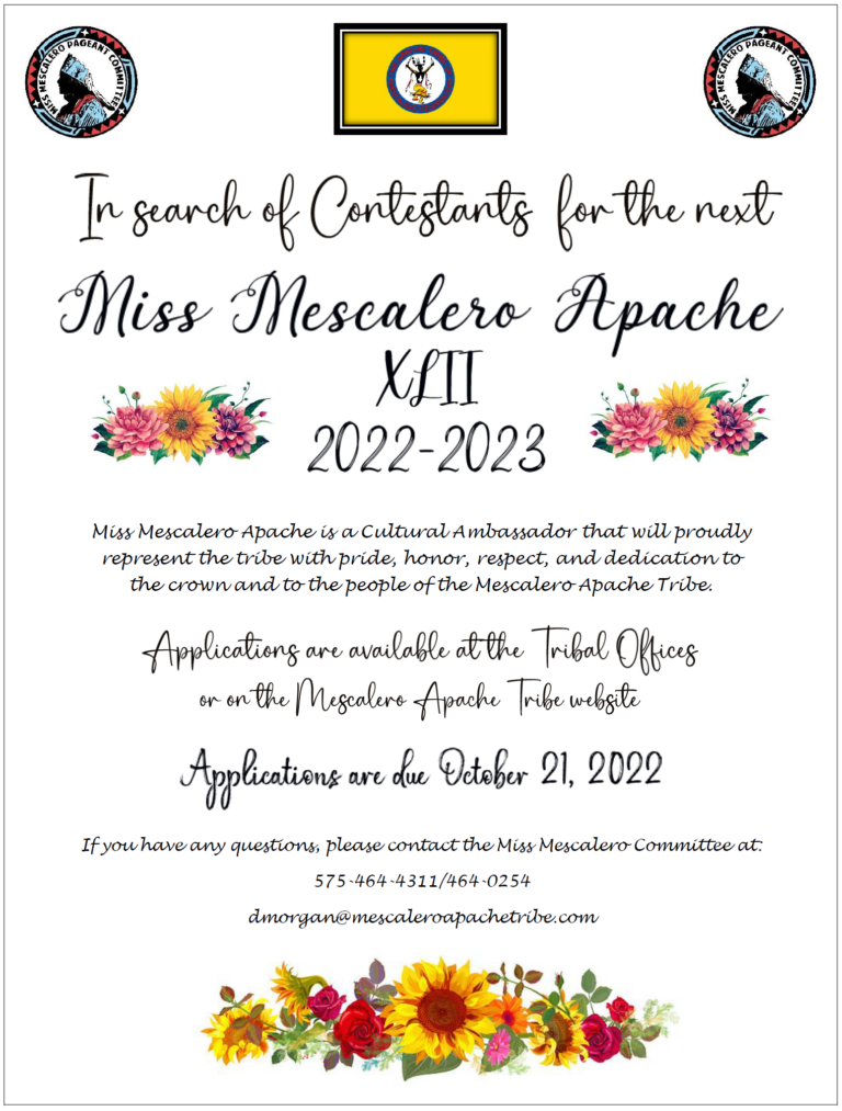 Searching for the next Miss Mescalero Apache XLII Official site of